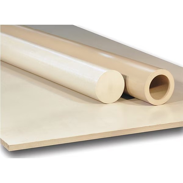 Tan PEEK Rod Stock 8 ft. L, 1/4
