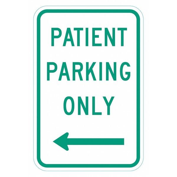 Patient Parking Sign, 18