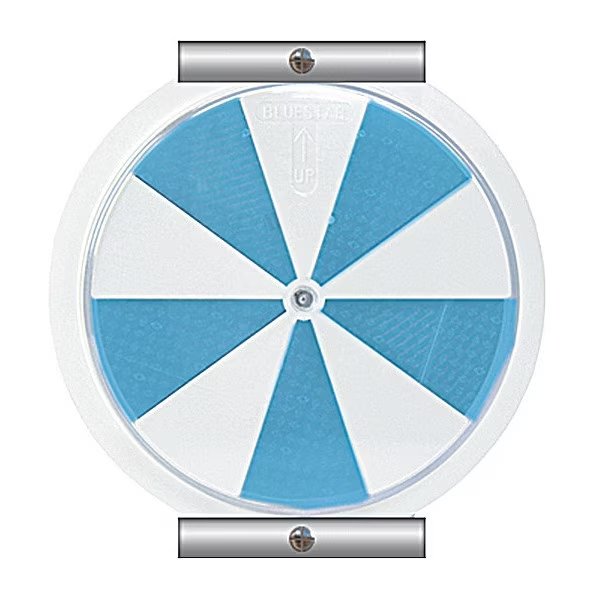 Ice Alert Indicator Sign, 6 in Height, 6 in Width, Aluminum, Plastic, Circle, No Text, Accuform, Mfr#: 487D05