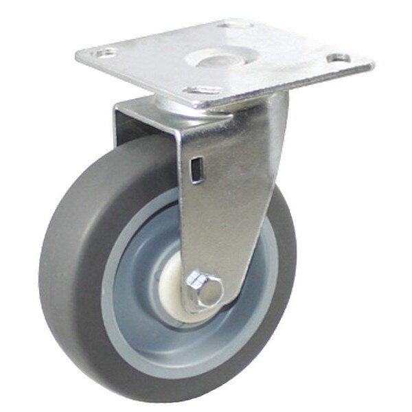 Plate Caster, 240 lb. Load Rating, Swivel, EnjoyTool select, Mfr# P13S-RP050D-14