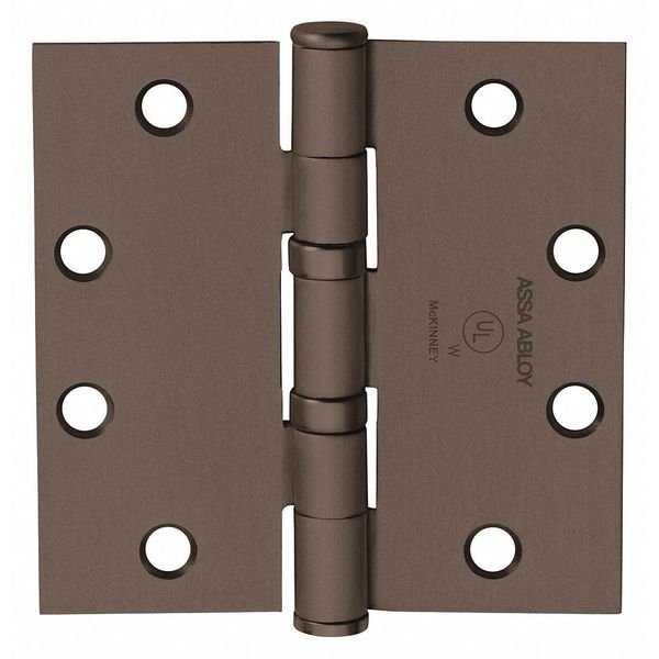 4 in W x Oil Rubbed Bronze Five Knuckle Hinge, MCKINNEY, Mfr# 59680