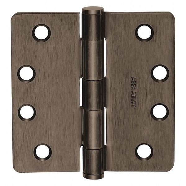 4 in W x Satin Brass Five Knuckle Hinge, Mckinney, Mfr#: 69825