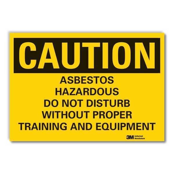 Caution Sign, 7 in H, 10 in W, Non-PVC Polymer, Vertical Rectangle, English, LCU3-0467-ED_10x7, Lyle, Mfr#: LCU3-0467-ED_10x7