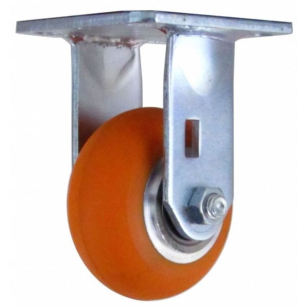 Rigid Plate Caster, Polyurethane, 650 lb., EnjoyTool Select, Mfr#: CDP ...