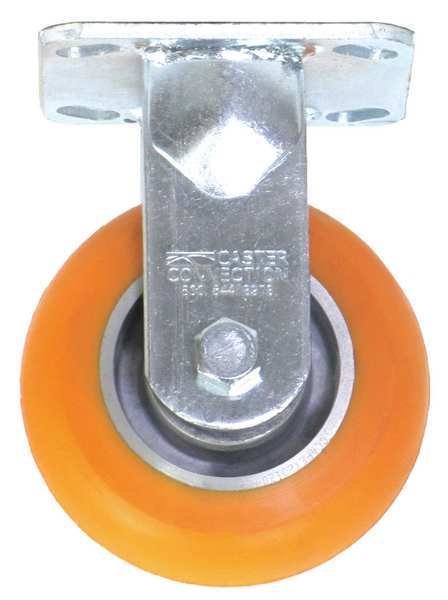 Rigid Plate Caster, Polyurethane, 750 lb., EnjoyTool select, Mfr# CDP-G-9