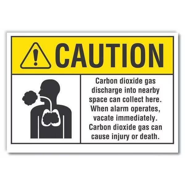 Caution Sign, 7 in H, 10 in W, Vertical Rectangle, English, LCU3-0093-RD_10x7, Lyle, Mfr#: LCU3-0093-RD_10x7