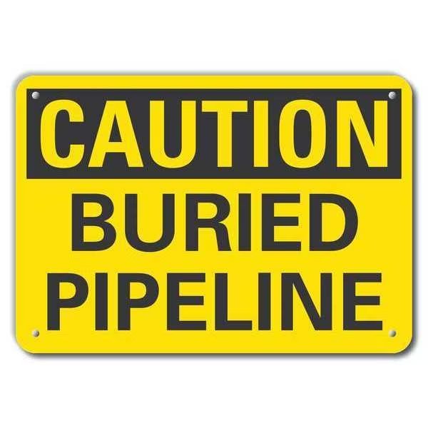 Caution Sign, 7 in H, 10 in W, Vertical Rectangle, English, LCU3-0236-RA_10x7, Lyle, Mfr#: LCU3-0236-RA_10x7