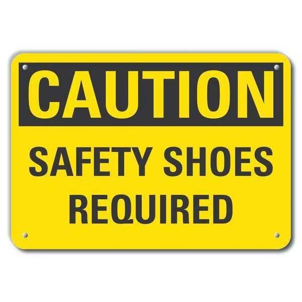 Caution Sign, Recycled Aluminum, 10 in. H, LCU3-0269-RA_14x10, LYLE, Mfr# LCU3-0269-RA_14x10