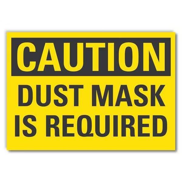 Caution Sign, Self-Adhesive Vinyl, 10 in H, LCU3-0271-RD_14x10, Lyle, Mfr#: LCU3-0271-RD_14x10