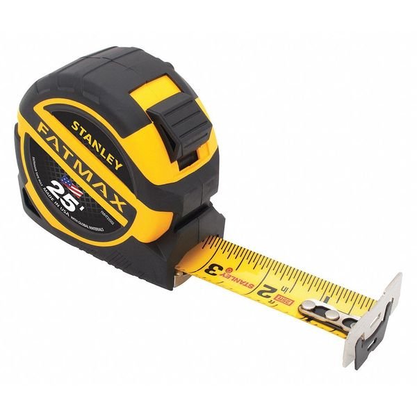 25 ft Tape Measure, 1 1/4 in Blade