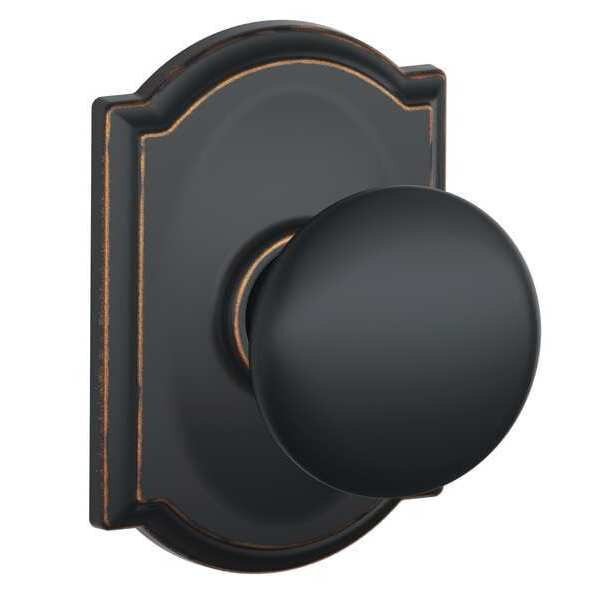 Knob Lockset, Mechanical, Passage, Grd. 1, Schlage, Mfr#: F10 PLY 716 CAM