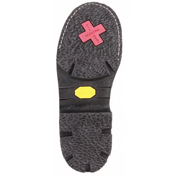 Safety Shoe, 12, W, Brown, Steel, PR, IRON AGE, Mfr# IA5018
