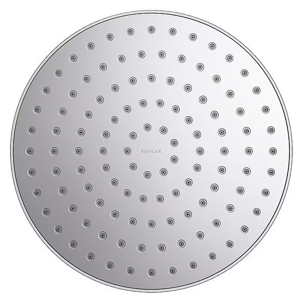 Shower Head, Flat Circle, 2.0 gpm, Kohler, Mfr#: K-76464-CP
