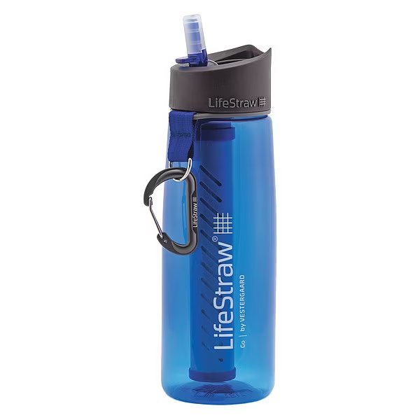 Water Filter System, 0.2 Microns, Blue, Lifestraw, Mfr#: LSG201BL09