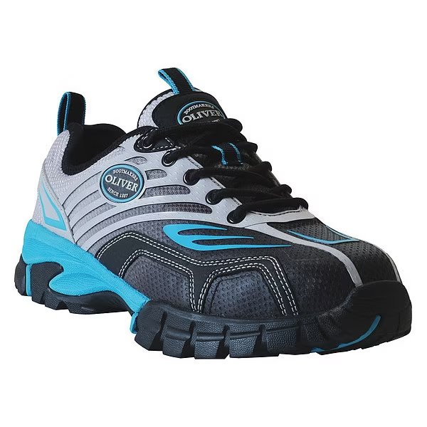 Size 6 Women's Athletic Shoe Composite Work Shoe, Black, OLIVER BY HONEYWELL, Mfr# OL25004
