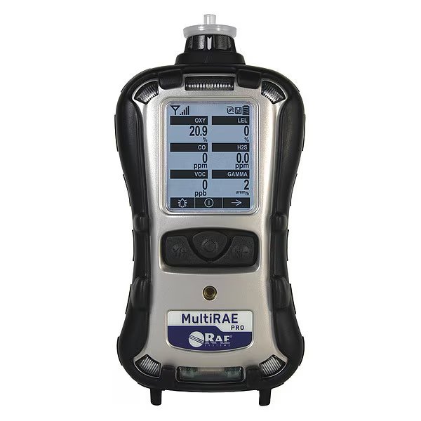 Multi-Gas Detector, 12 hr Battery Life, Tan, Honeywell, Mfr#: MCB3-A1C123E-AM1