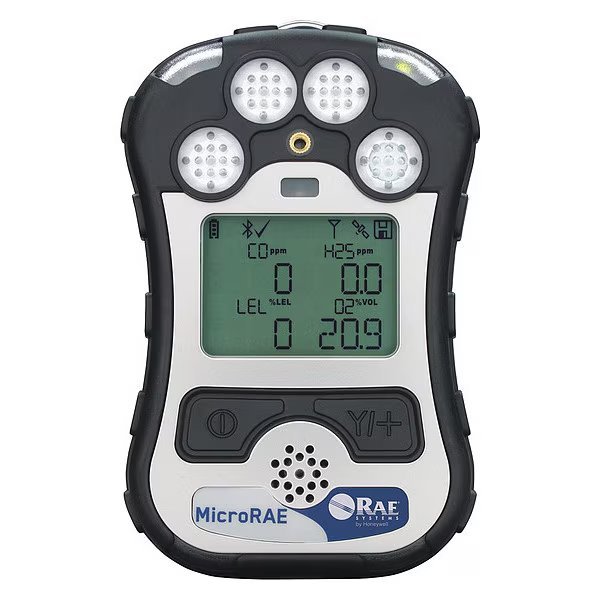 Single Gas Detector, H2S, 1 ppm Resolution, Honeywell, Mfr#: M031-4002-000