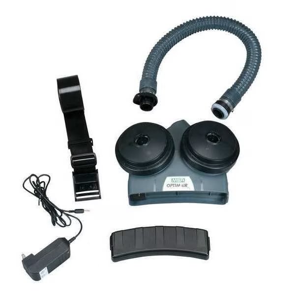 OptimAir TL Kit with long-life battery, Hoods, Gray, Msa Safety, Mfr#: 10081117