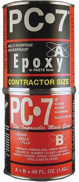 Epoxy Adhesive, PC-7 Series, Gray, Can, 1:01 Mix Ratio, Not Rated Functional Cure, Pc Products, Mfr#: 647776