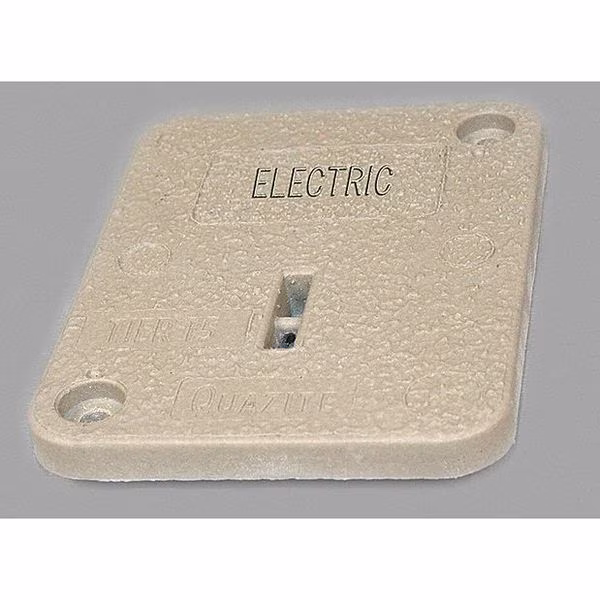 Underground Enclosure Cover, Electric Cover, 11 x 9 Enclosure, 15000 lb, Polymer Concrete, Quazite, Mfr#: PC0608HA0017