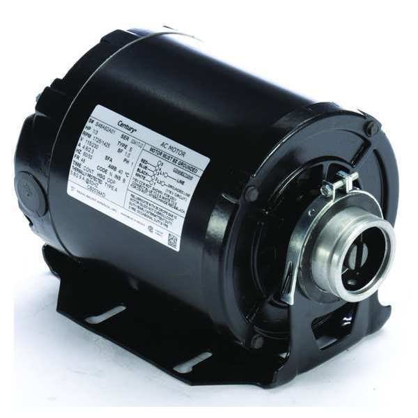 Pump Mtr, Split Ph, 1/3hp, 1725,115/230, 48Y