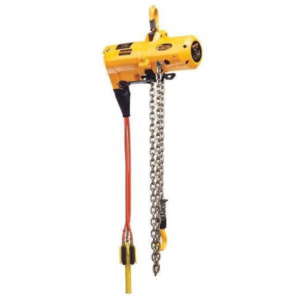 Air Chain Hoist, 500 lb. Cap., 15 ft. Lift, HARRINGTON, Mfr# TCS250P-15