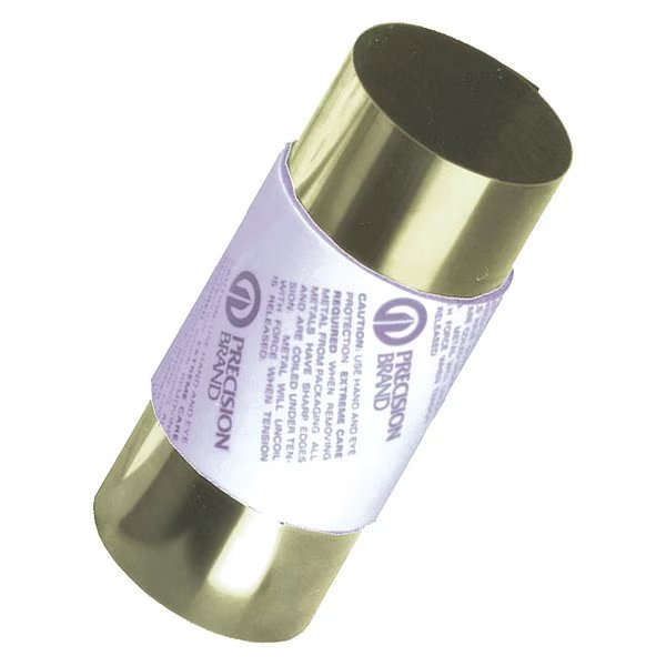 Shim Stock, Roll, Brass, 150mm, PRECISION BRAND, Mfr# 17980