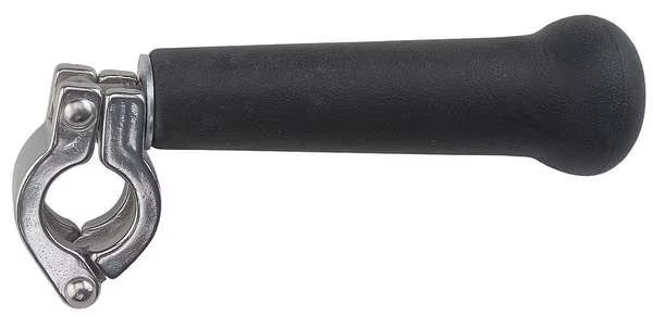 Auxiliary Handle, Steel, 5-1/2 In. L, Black, Guardair, Mfr#: 500A20