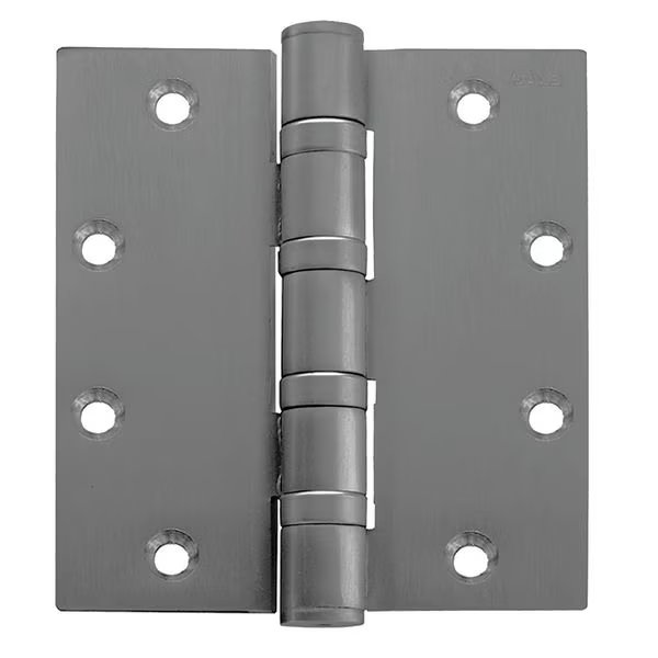 2 1/4 in W x 5 in H Prime Coat Door and Butt Hinge, STANLEY, Mfr# FBB168NRP 5X5 HW DOOR HINGE P  STL
