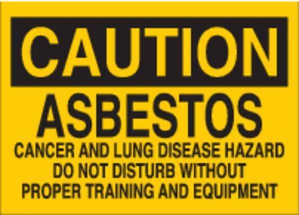 Caution Sign, 7 in H, 10 in W, Plastic, Rectangle, English, 22697, BRADY, Mfr# 22697