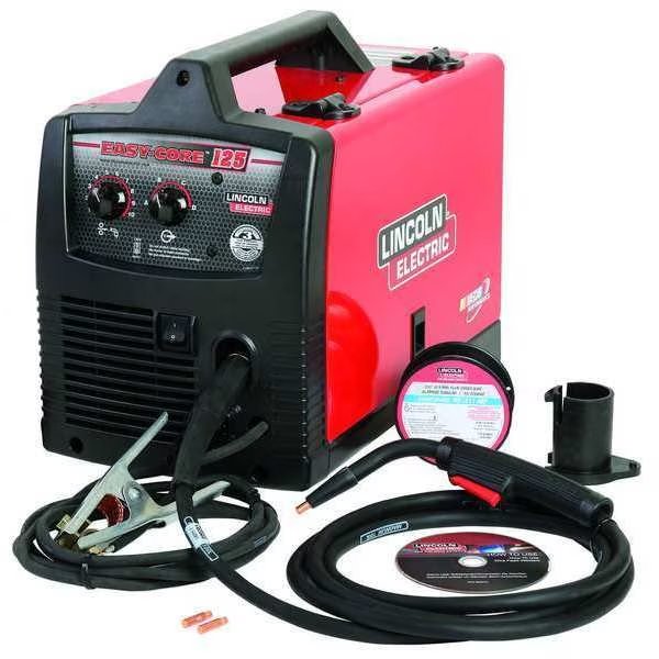 Portable Flux Core Welder, Easy Core 125 Series, 120VAC, Lincoln Electric, Mfr#: K2696-1