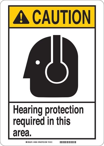 Caution Sign, 14X10