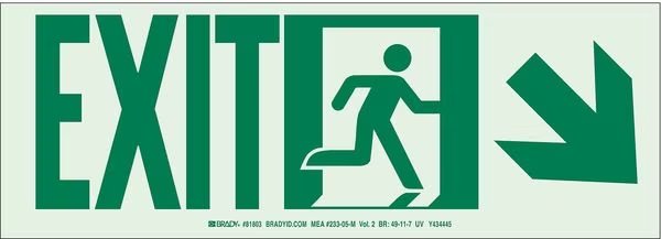 EXit Sign, 5X14