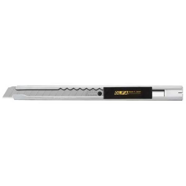 Snap-Off Utility Knife, Multipurpose, Stainless Steel, 5 1/2 in L