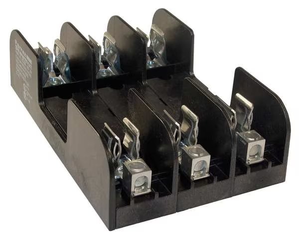 Fuse Block, Industrial, 30A, 3 Pole, MERSEN, Mfr# 60358R