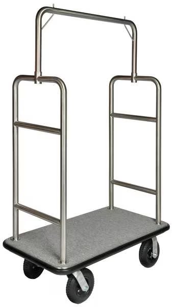 Bellmans Cart, SS Finish, Gray Carpet, Csl, Mfr#: 2599BK-010-GRY