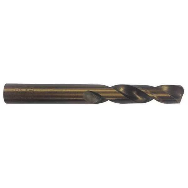 Screw Machine Drill Bit, 7/16 in Size, 135  Degrees Point Angle, Cobalt Steel, Straw/Bronze Finish, WESTWARD, Mfr# 5TVX3