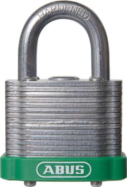 Lockout Padlock, KA, Green, 1-3/8