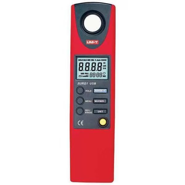 Light Meter, 0 To 2,000Fc, 0 To 20,000Lux, EnjoyTool Select, Mfr#: 5URG1