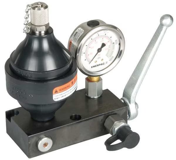 Hydraulic Accumulator, 7.7 cu in, 5000 psi, Enerpac, Mfr#: ACBS202A