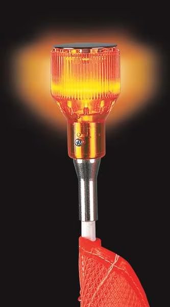 Warning Whip Plastic Lens, Amber, CHECKERS INDUSTRIAL PRODUCTS, Mfr# FS7020-A