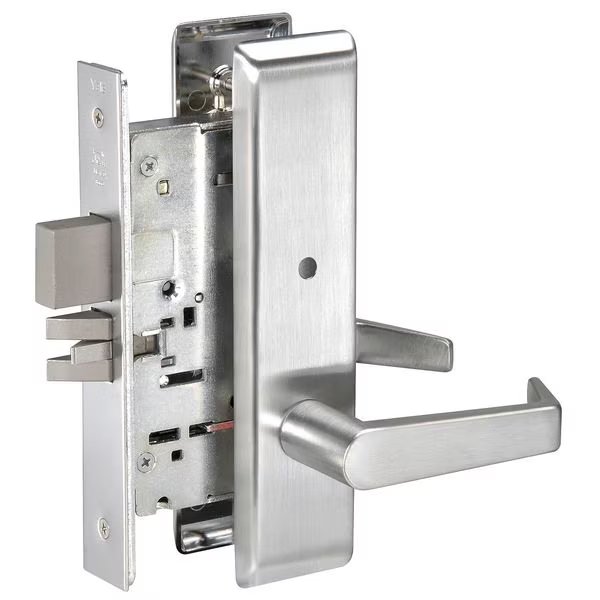 Lever Lockset, Mechanical, Privacy, Grade 1, Yale, Mfr#: AUCN8802FL x 626 x YMS