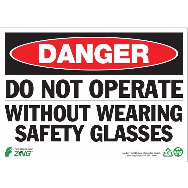 DANGER Sign, Do Not Operate, 7X10