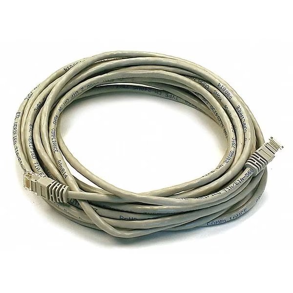 Ethernet Cable, Cat 6, Gray, 25 ft., MONOPRICE, Mfr# 2315