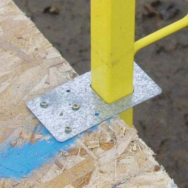 Extended Guardrail Gusset, 16 In. H, GUARDIAN EQUIPMENT, Mfr# 61027