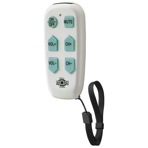 Universal TV Remote, White, RCA, Mfr# DT-R08W