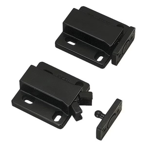 Grab Catch, Push-to-Open, Spring, 6.6 lb., LAMP, Mfr# MC-28/BLK