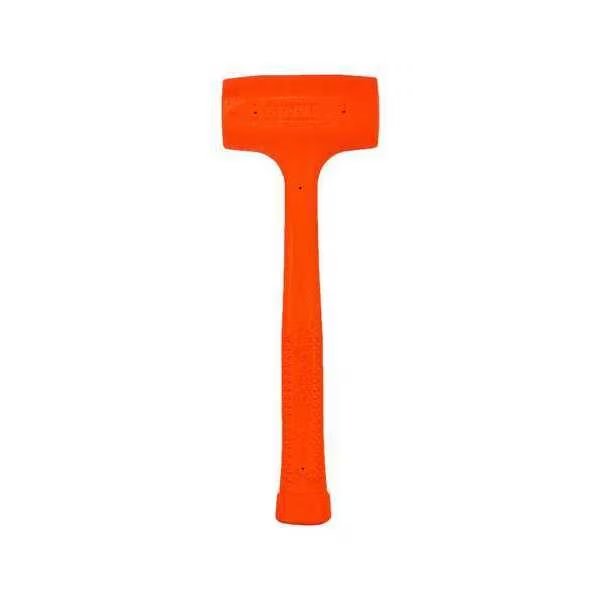 18 oz. Soft Face Dead Blow Hammer. 11 in L, 1 3/4 in Face Dia, Steel, Orange, STANLEY, Mfr# 57-531