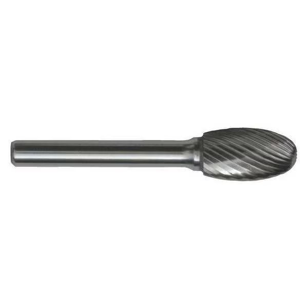 Carbide Bur, 1851 SE-1L6 CLE-SE Egg Shaped Bur Standard Cut 1/4