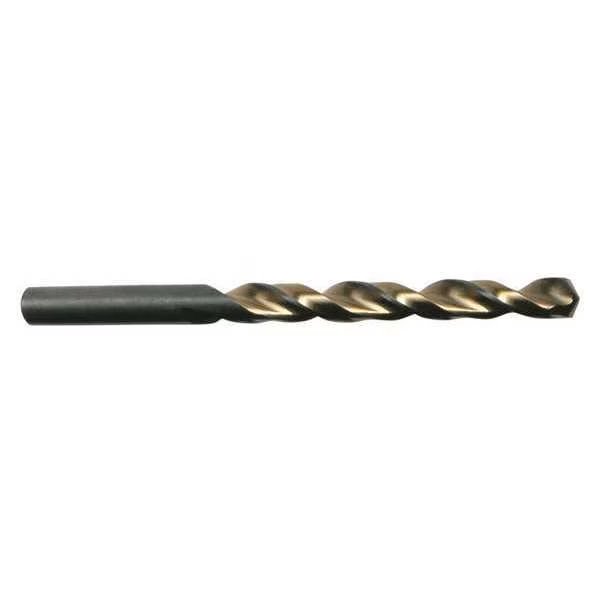 135° Heavy-Duty Parabolic Jobber Length Drill Cle-Line 1872 Black & Gold HSS RHS/RHC #27, CLE-LINE, Mfr# C18527